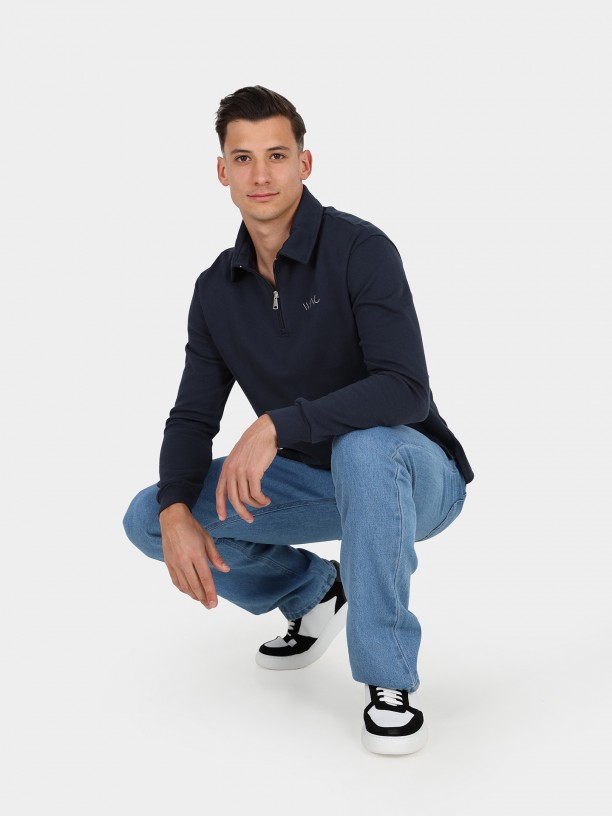 Polo meio fecho WAC