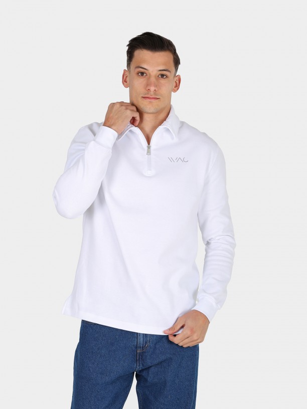 Polo meio fecho WAC