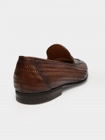 Mocasín de piel con charm Mocasín de piel con charm