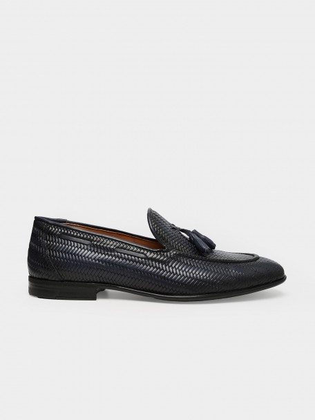 Mocassim de pele com berloque Mocassim de pele com berloque