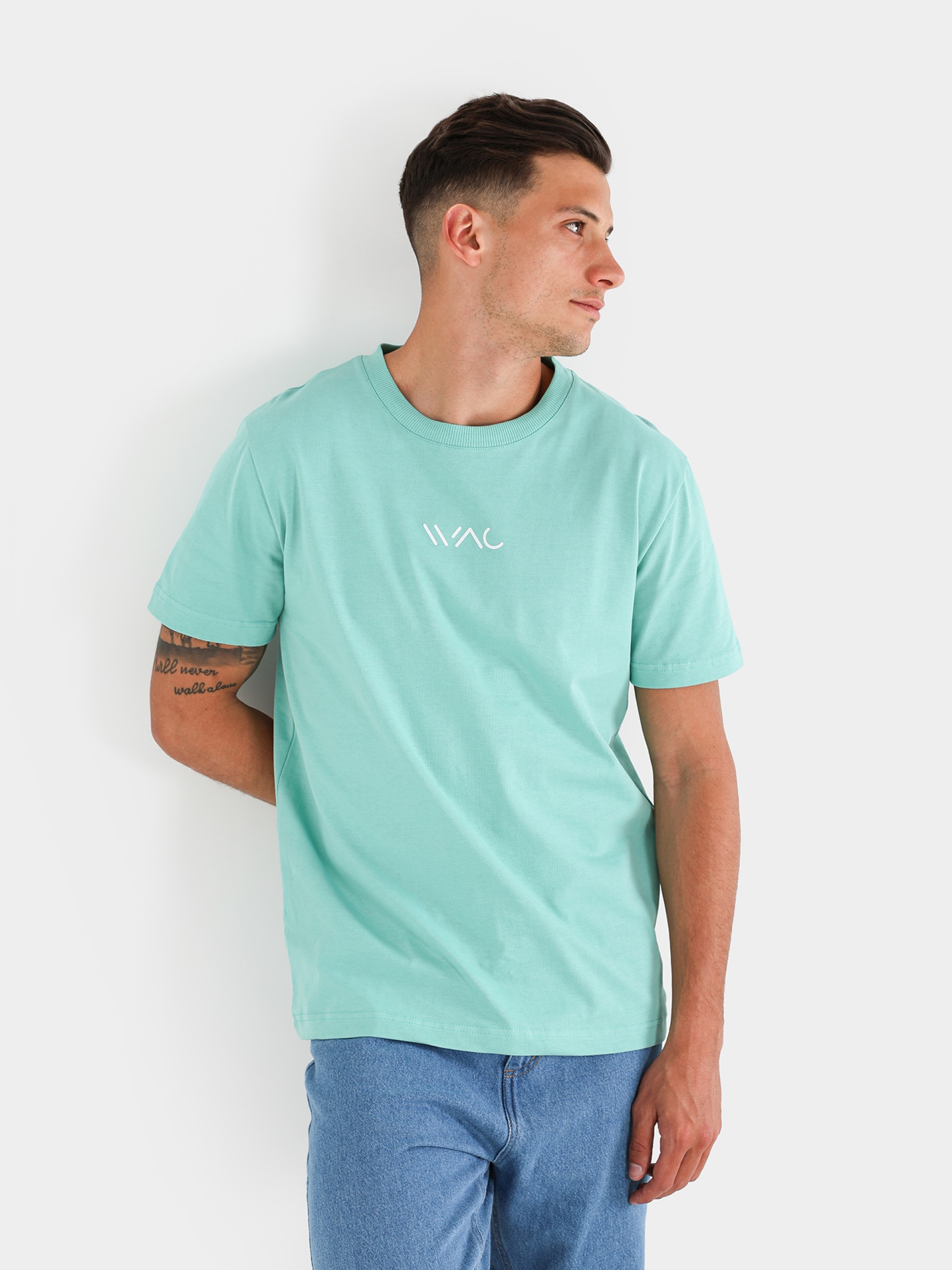 Camiseta loose fit con logo WAC