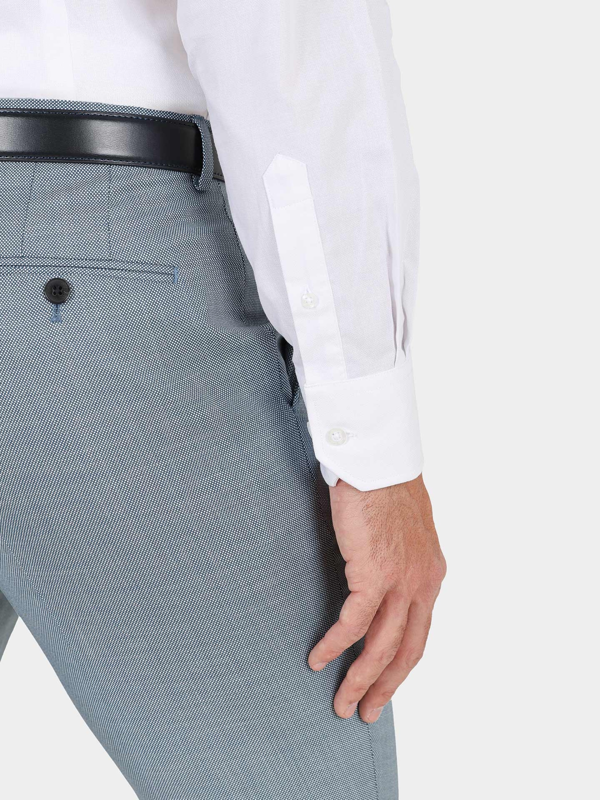 Slim fit micro classic shirt