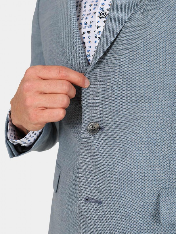 Premium microstructured blazer