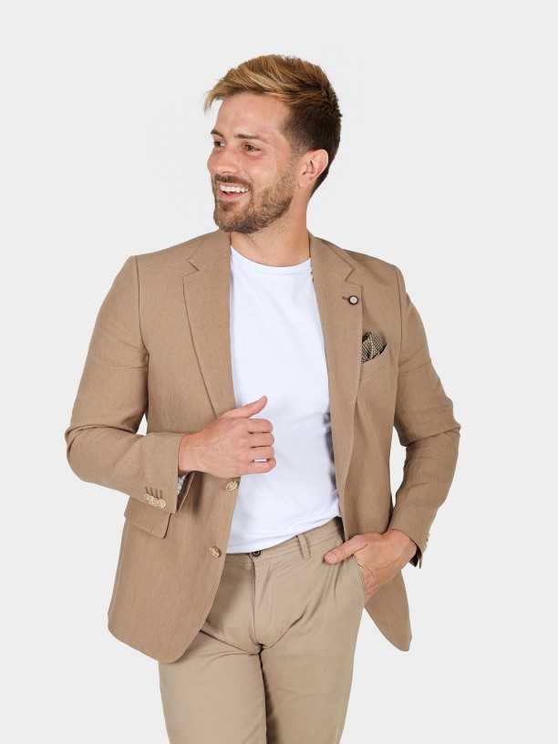 Premium linen blazer