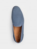 Zapato mocasín de piel serraje Zapato mocasín de piel serraje