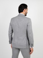 Fato liso slim fit com colete Fato liso slim fit com colete