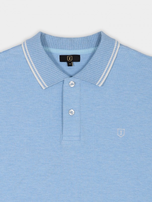 Polo bsico piqu de 100% algodo