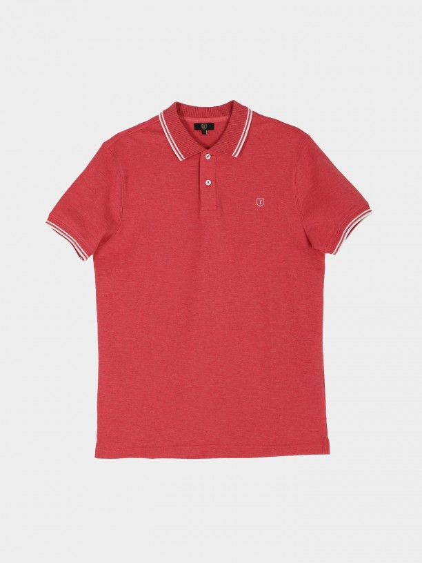 Polo bsico piqu 100% algodn