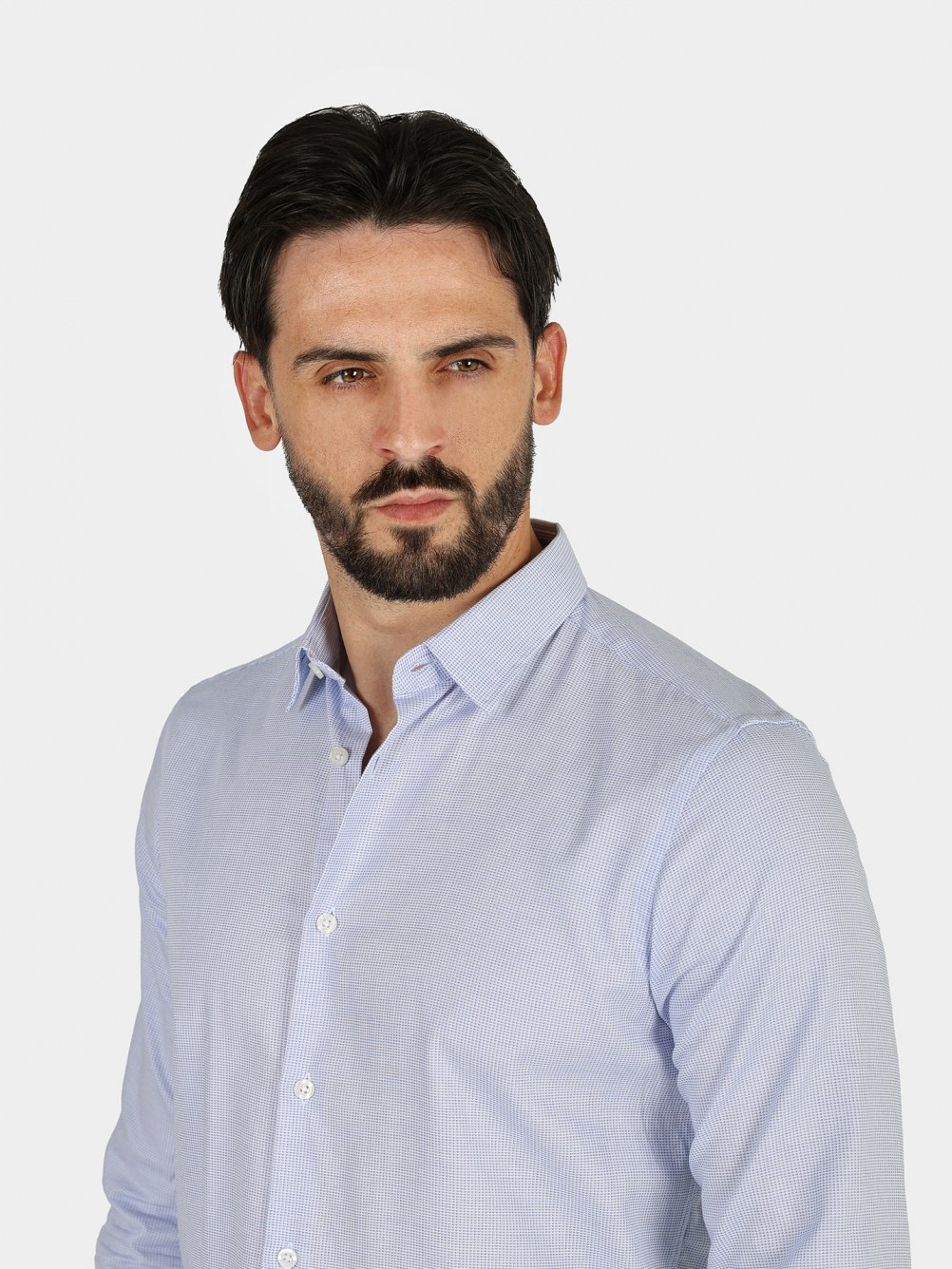 Camisa cl�sica de algod�n