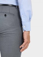 Camisa 100% algodão com micro padrão Camisa 100% algodão com micro padrão