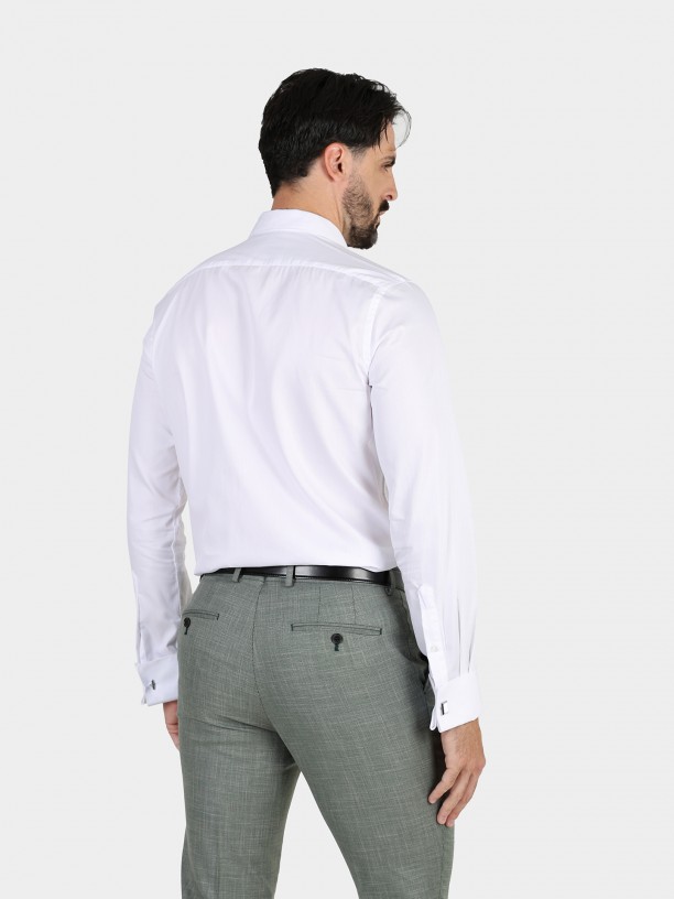 Classic regular fit shirt for cufflinks