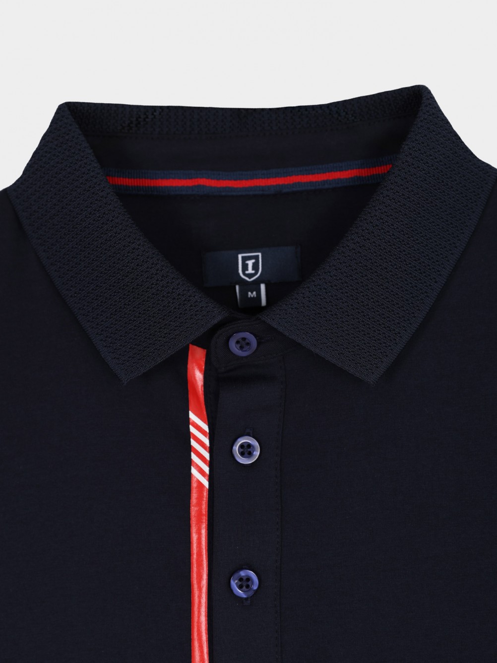 Polo de algod�n con detalle en la espalda