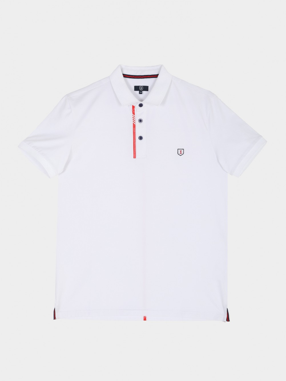 Polo de algod�n con detalle en la espalda