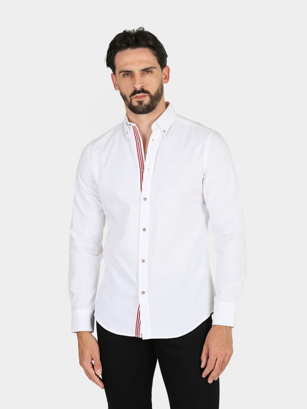 Camisa casual 100% algodo