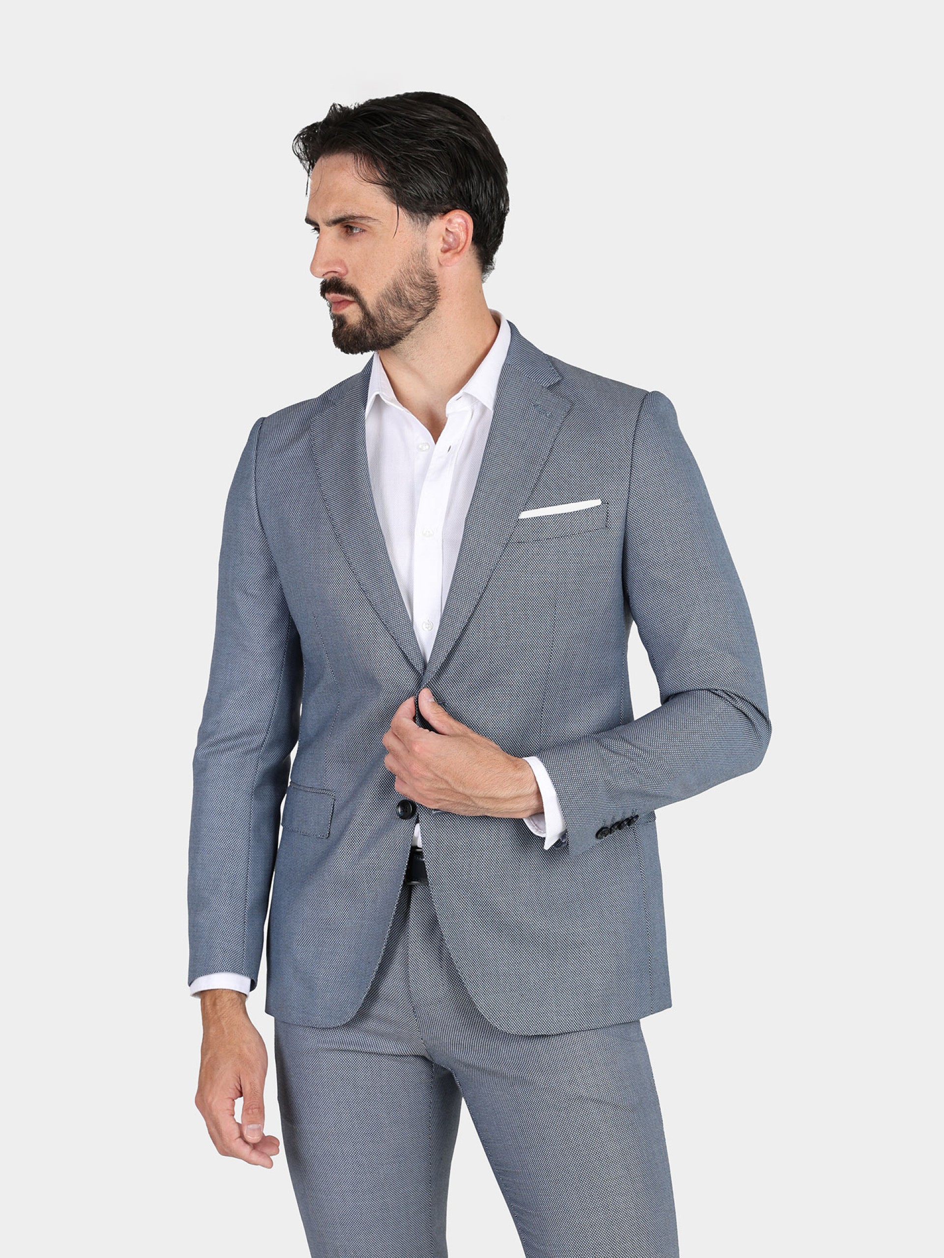 Fato regular fit recycled fabric