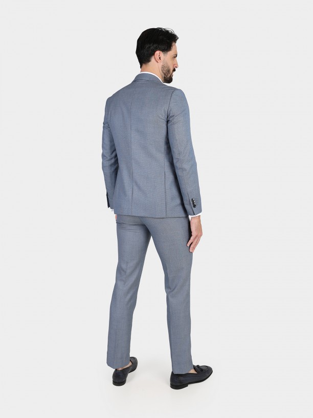 Regular fit suit recycled fabric