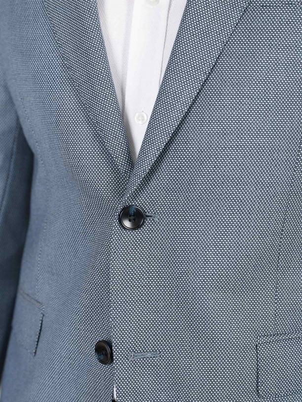 Regular fit suit recycled fabric