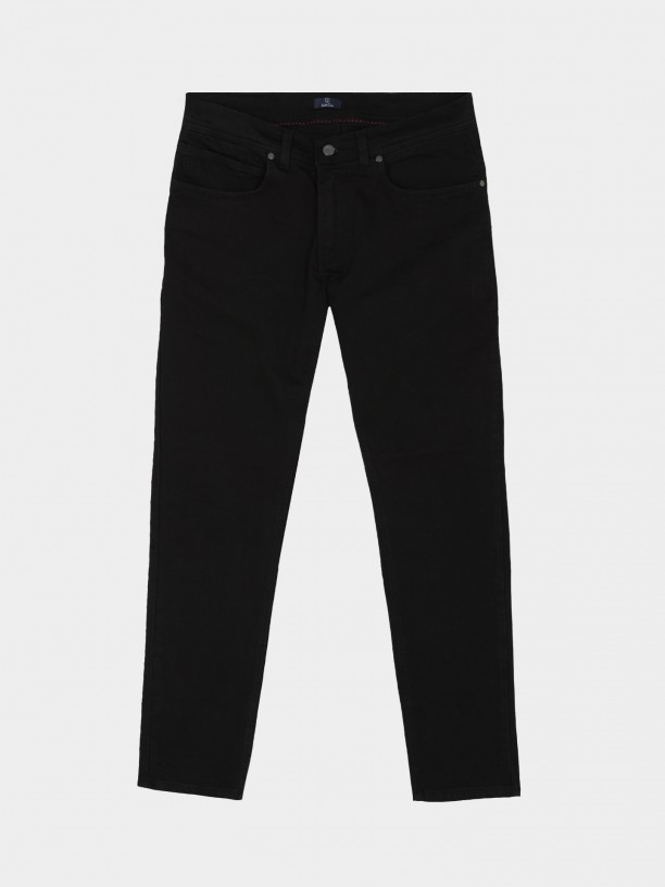 Slim fit cotton jeans