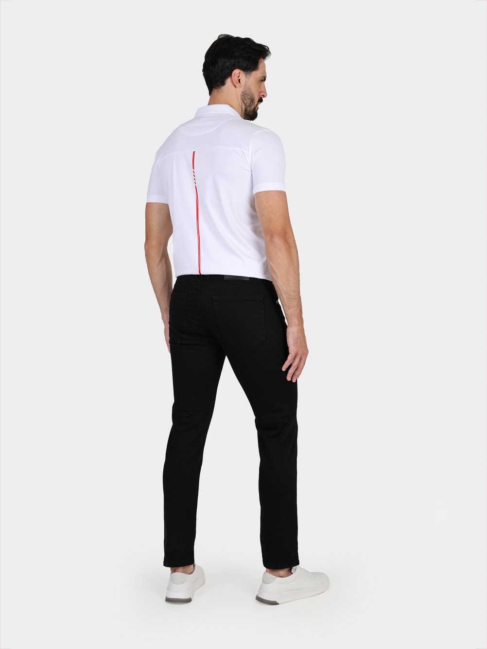 Cal�a de ganga algod�o slim fit
