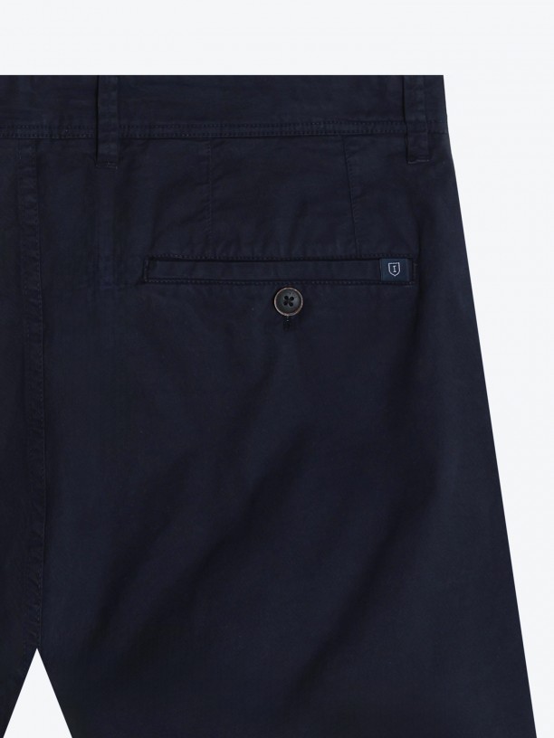 Cotton chino bermuda shorts