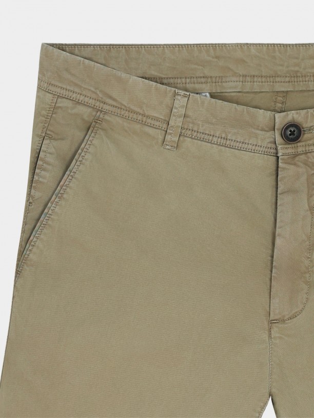 Cotton chino bermuda shorts