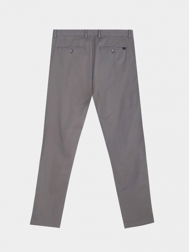 Slim fit elastic trousers