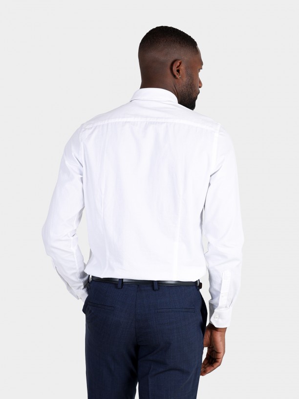 Slim fit plain shirt