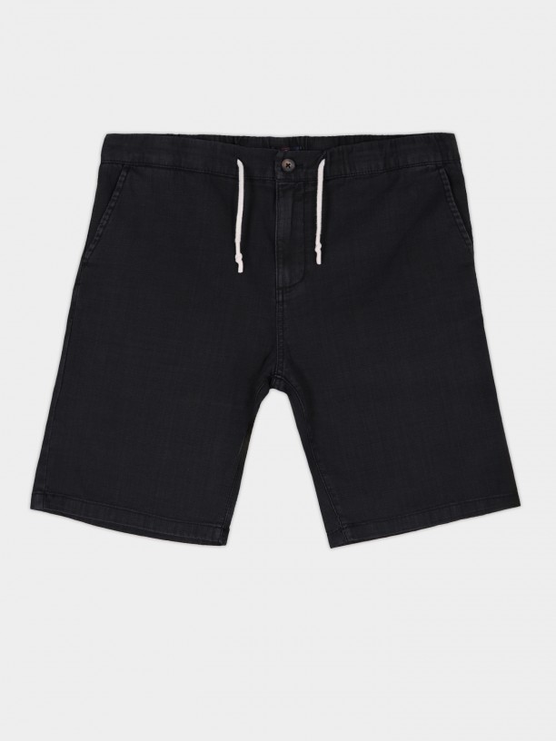 100% cotton jogger shorts