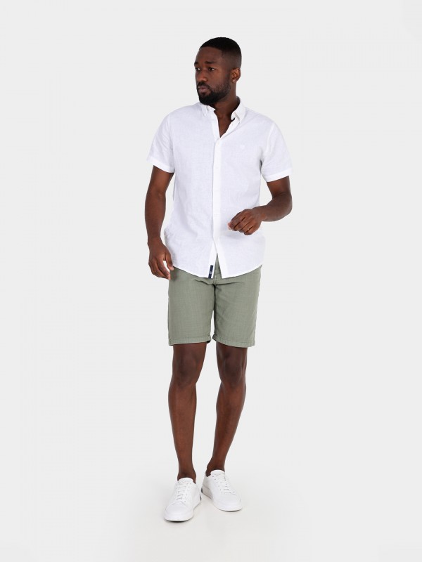 100% cotton jogger shorts