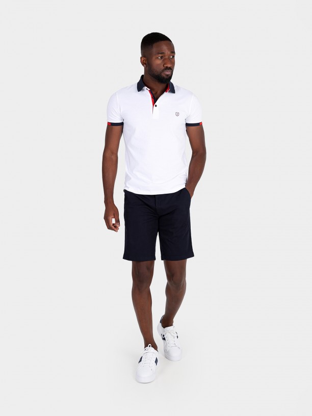 Cotton chino bermuda shorts