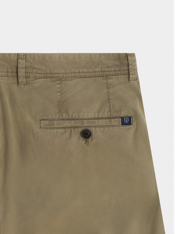 Cotton chino bermuda shorts