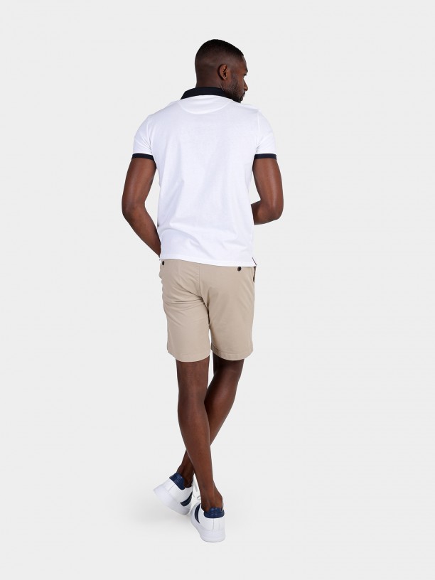 Cotton chino bermuda shorts