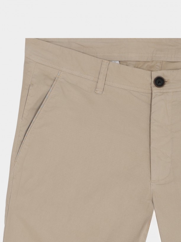 Cotton chino bermuda shorts