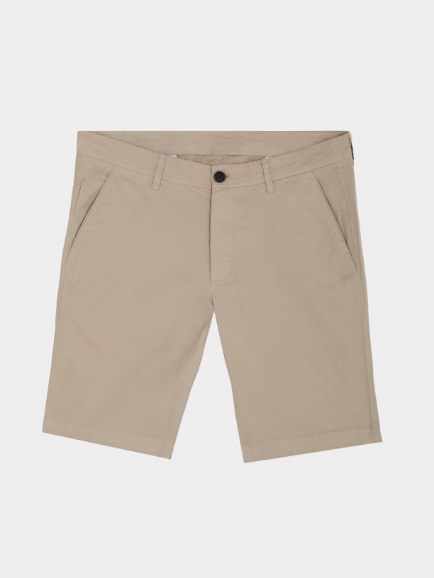 Cotton chino bermuda shorts