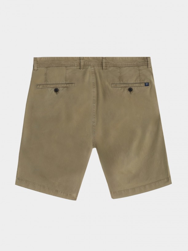 Cotton chino bermuda shorts