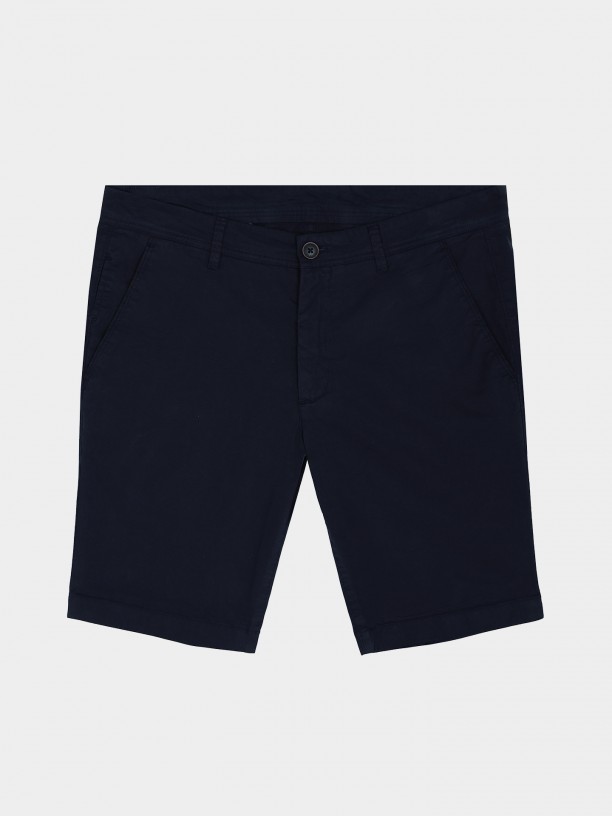 Cotton chino bermuda shorts