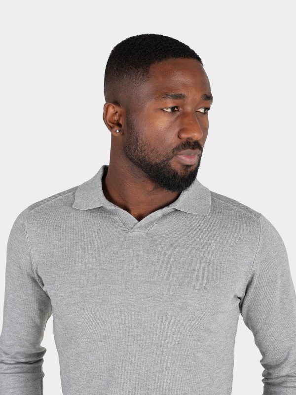 Polo de malha com gola Polo de malha com gola