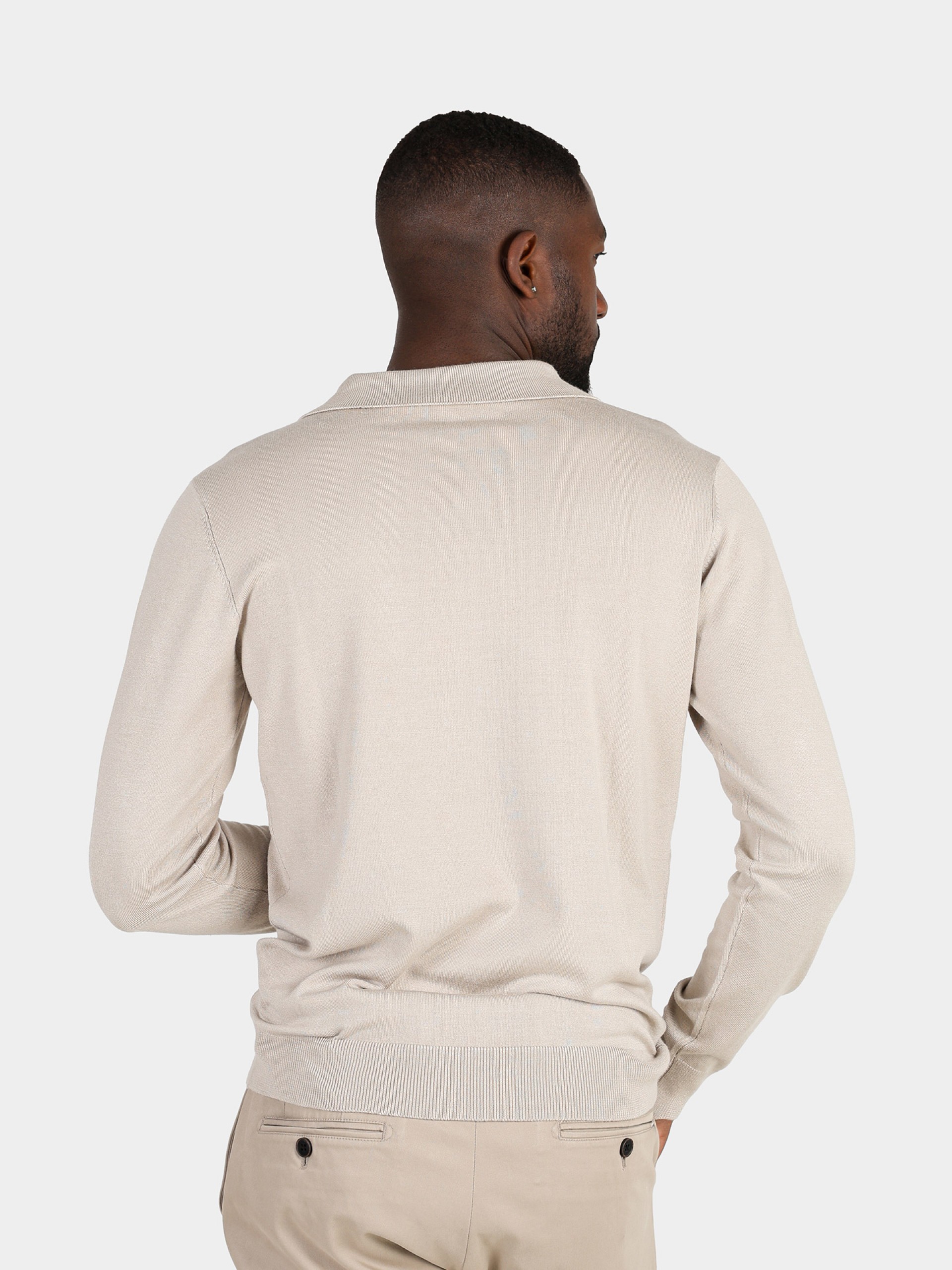 Polo de punto con cuello