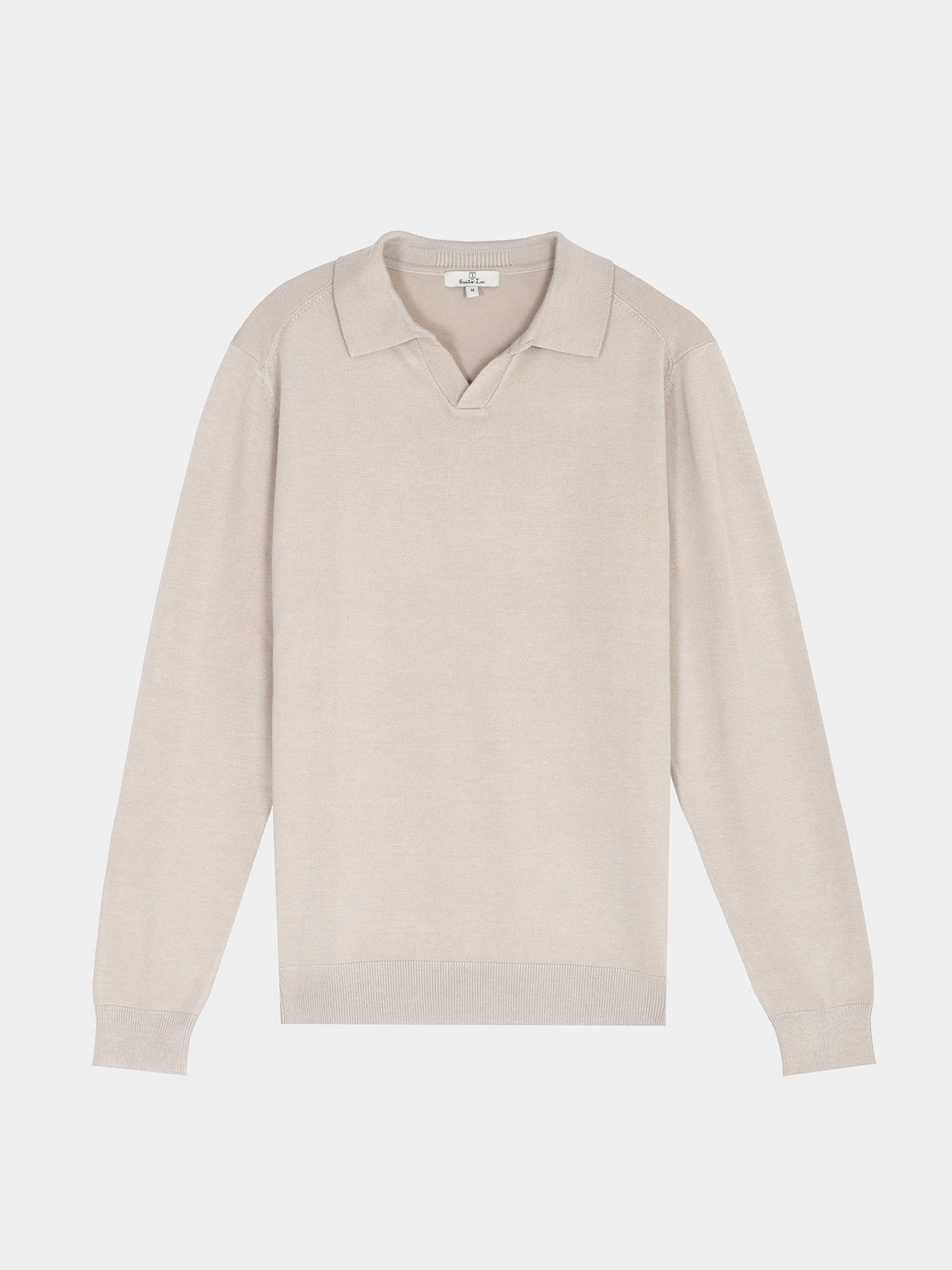 Polo de punto con cuello