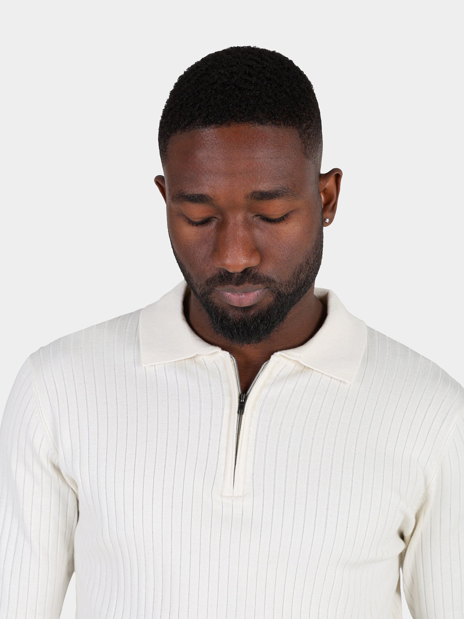 Polo de punto con canalé