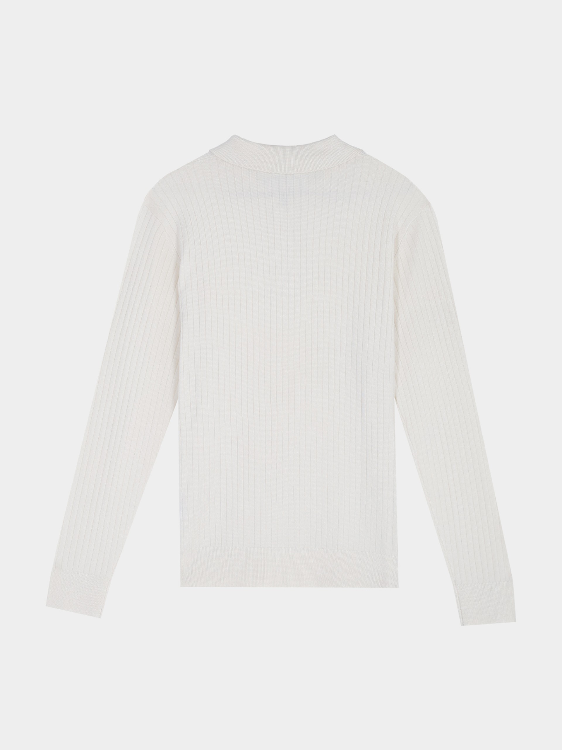 Polo de punto con canalé