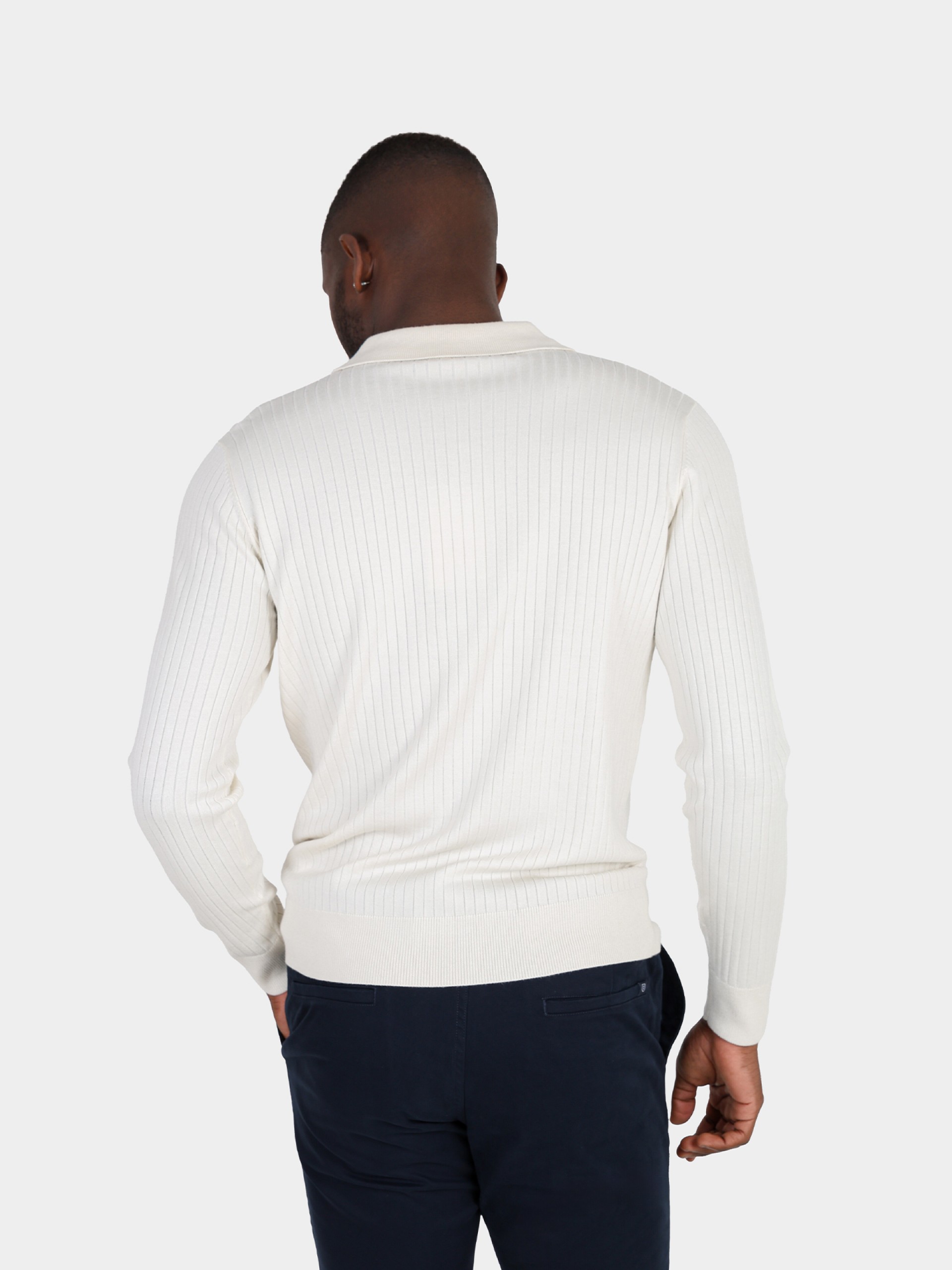 Polo de punto con canalé