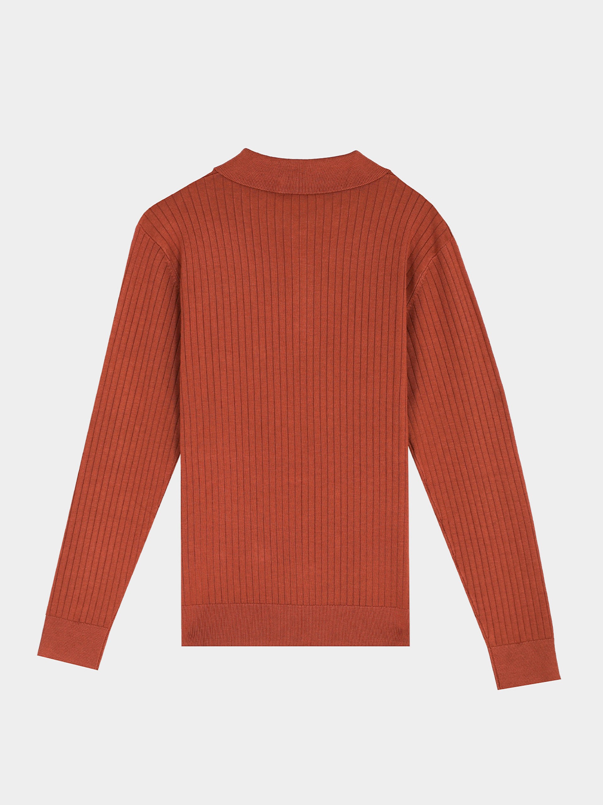 Polo de malha canelada