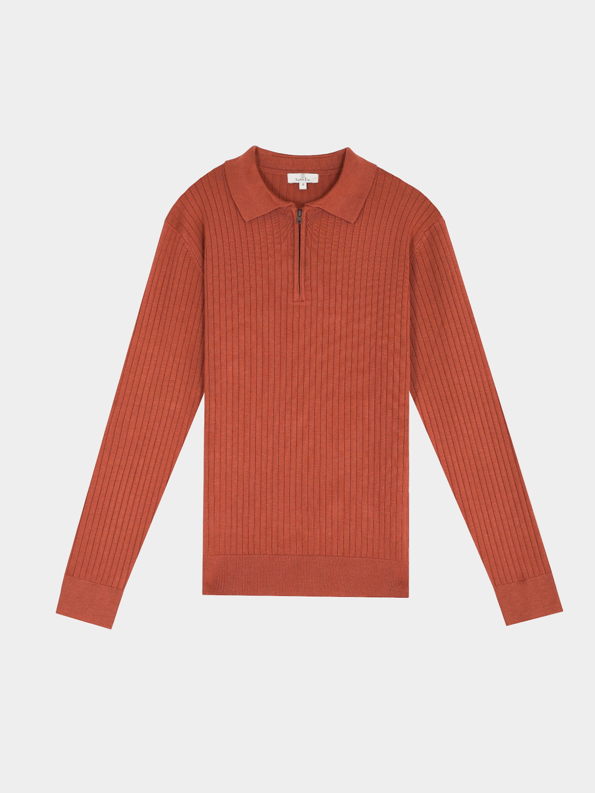 Polo de malha canelada