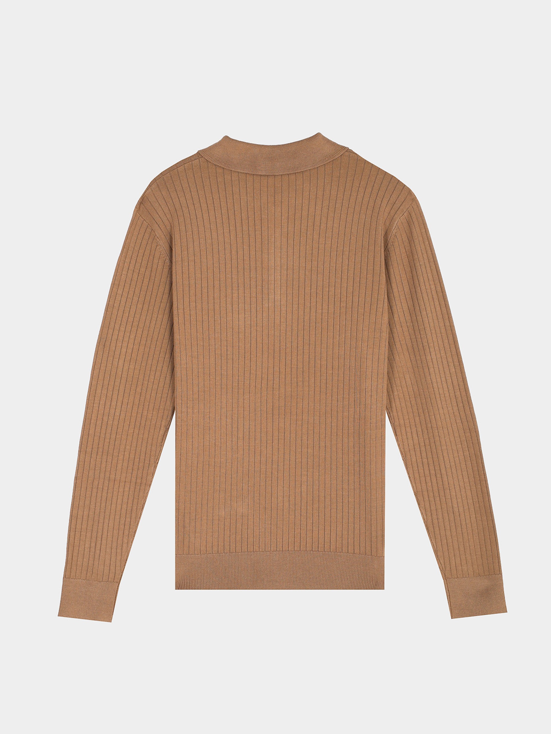 Polo de punto con canalé