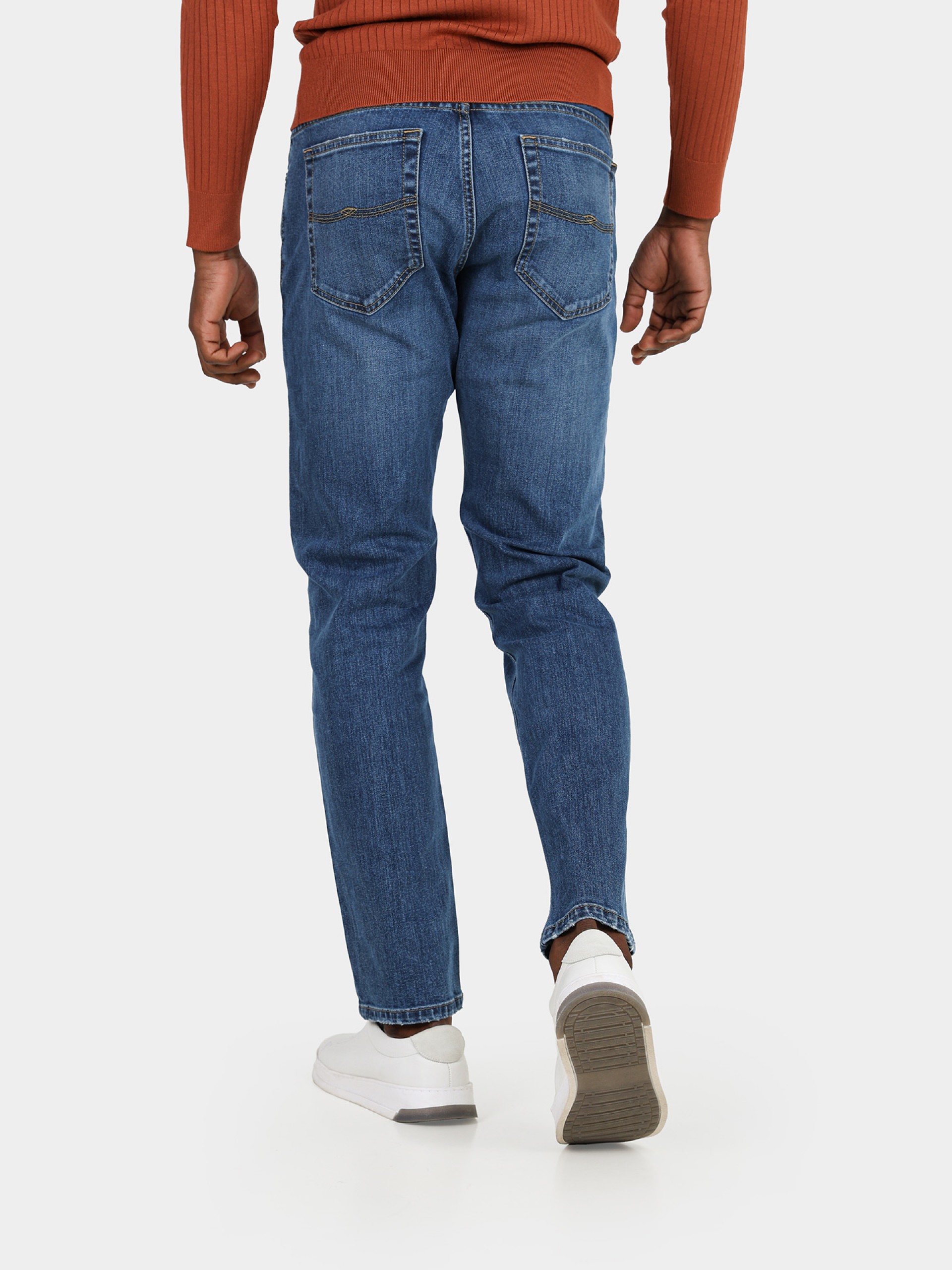 Calça de ganga regular fit