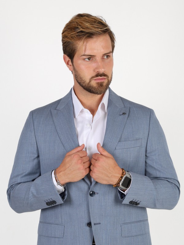 Fato micro padrão de lã Fato micro padrão de lã