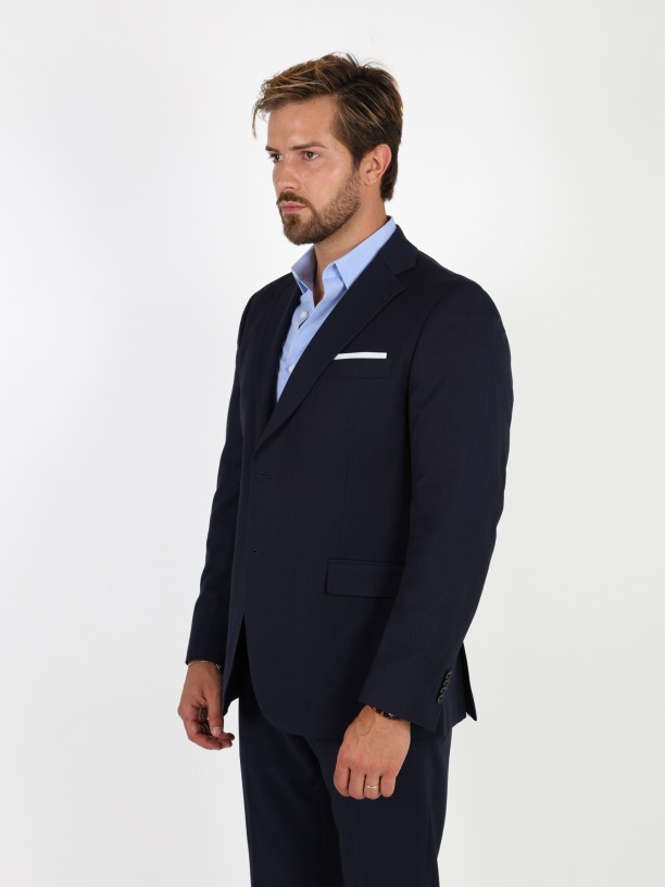 Fato liso regular fit