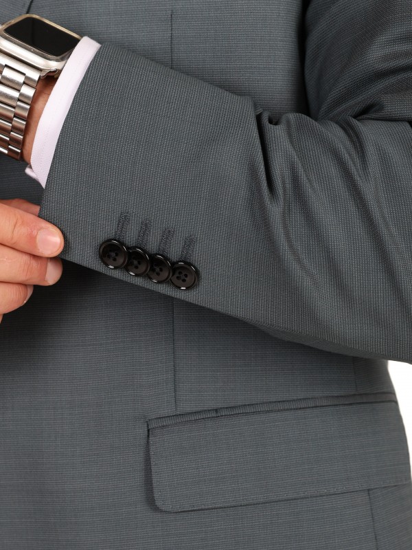 Slim fit suit with micro pattern Slim fit suit with micro pattern