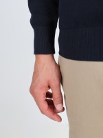 Cárdigan de punto liso con cremallera Cárdigan de punto liso con cremallera